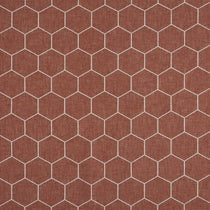Beehive Terracotta Fabric by the Metre
